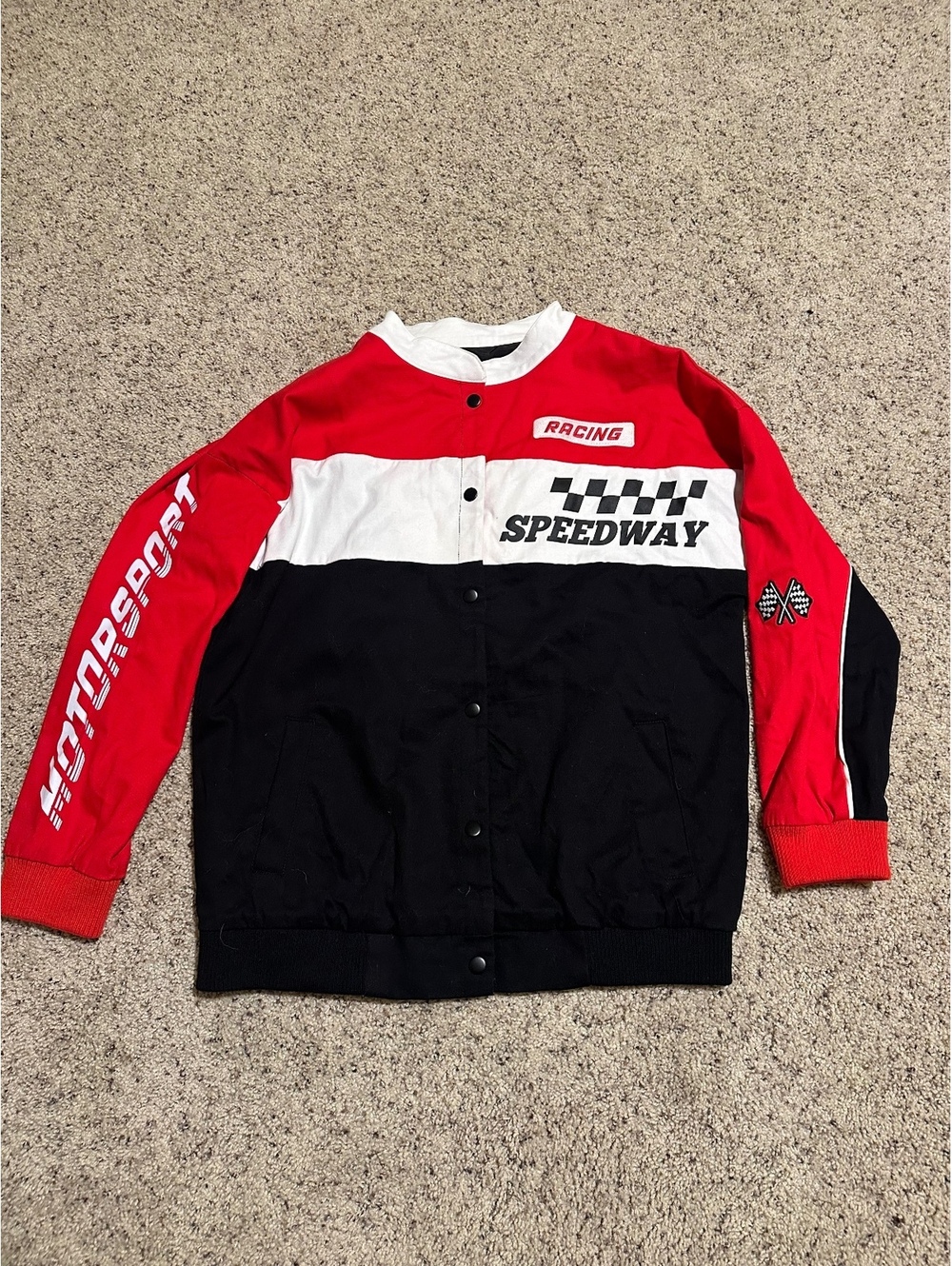 OT Class Racing Speedway Colorblock Motorsport Jacket XL